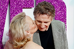 Kissing at the premiere to baking sourdough – 5 adorable moments between Liam Neeson and Pamela Anderson The Naked Gun press tour