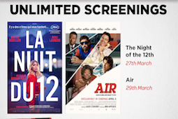 Unlimited screenings of Night of the 12th and AIR this March