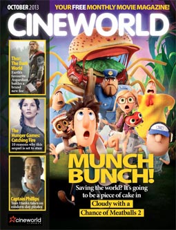 Cineworld iPad October issue now available featuring Cloudy 2, Thor: The Dark World and more