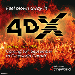 Wales to get its first 4DX cinema at Cineworld Cardiff!