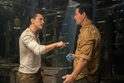 Uncharted movie Tom Holland Mark Wahlberg