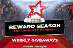 Feel like an A-lister with our Unlimited reward season
